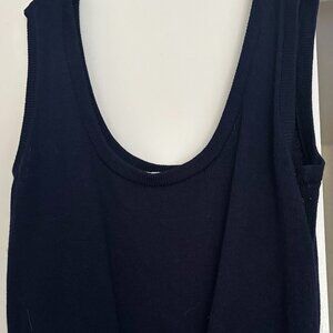 St. John by Marie Gray Navy Tank (Size 14)